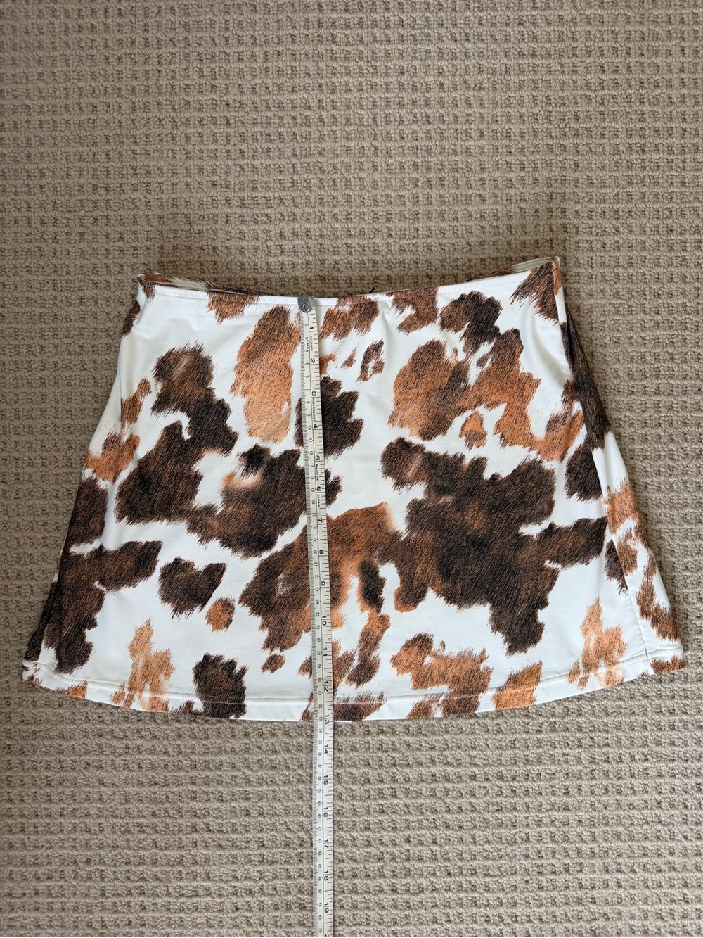 🆕 NWT WeWoreWhat Cowhide Tube Skirt & Boyfriend Shirt Set | Size M & XL - Picture 7 of 8